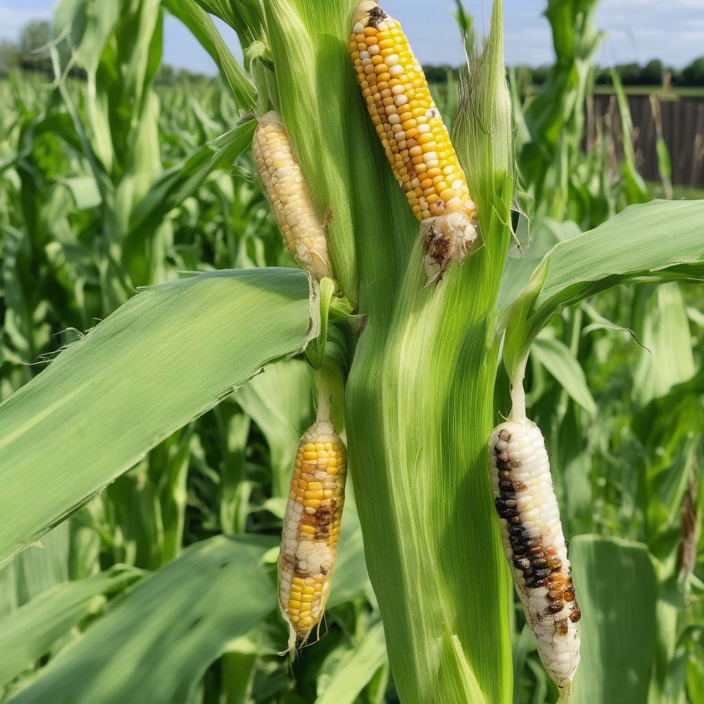 common pests and diseases that can affect corn plants in containers.